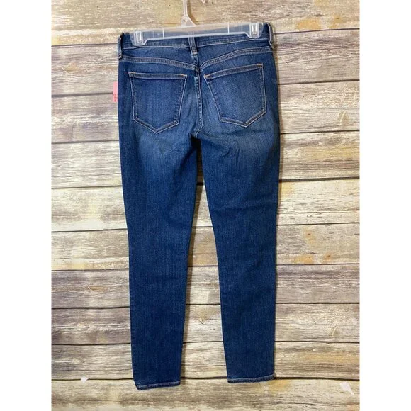 J.Crew Jeans Toothpick Skinny 24 x 28" Inseam Medium Blue Wash - Picture 3 of 5